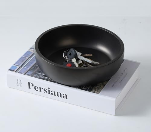 Large Concrete Key Bowl for Entryway Table - 7.9" Key Holder Bowl for Keys - Image 4