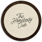CFFJLHN The Homebody Club Wall Art, Retro Motivational Wall Decor Positive Affirmations Wall Decor,Inspirational Retro Wooden Round WallDecor for Home Bedroom Dorm, NewspaperWall Art 10x10 by Unknown