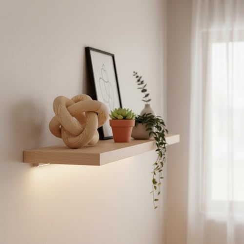 Wood Knot Chain Link Decor, 3 Link Boho Wooden Hand Carved Decorative, Handcrafted for for Coffee Table Entryway Modern Farmhouse Shelf Decoration (Natural) - Image 4