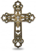 Comfy Hour 13.3 Inch Wall Crosses for Home Decor, Ornate Decorative Cross by ComfyHour