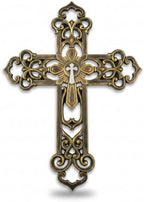 Comfy Hour 13.3 Inch Wall Crosses for Home Decor, Ornate Decorative Cross by ComfyHour