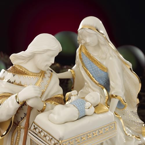Lenox 6238430 First Blessing Nativity 3-Piece Holy Family Figurine Set - Image 6
