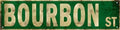 Bar Art Wall Decor Bourbon Decor Bourbon Street Sign Vintage Bourbon St Street Sign Rustic Metal Tin Sign Home Outdoor Art Wall Decor 4x16 Inch by Aimlayton