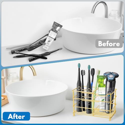 Electric Toothbrush Holders for Bathrooms 304 Stainless Steel Quick Drying - Image 5