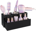 Glossy Black Countertop Detachable Hair Tool Organizer for Vanity by PITBVO