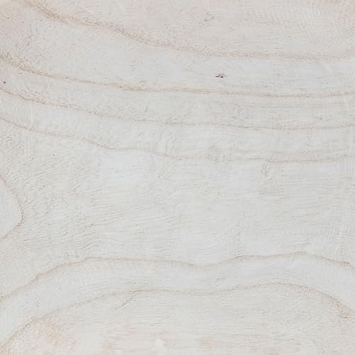 Bloomingville Hand-Carved Paulownia Wood Bowl with Whitewashed Finish - Image 5
