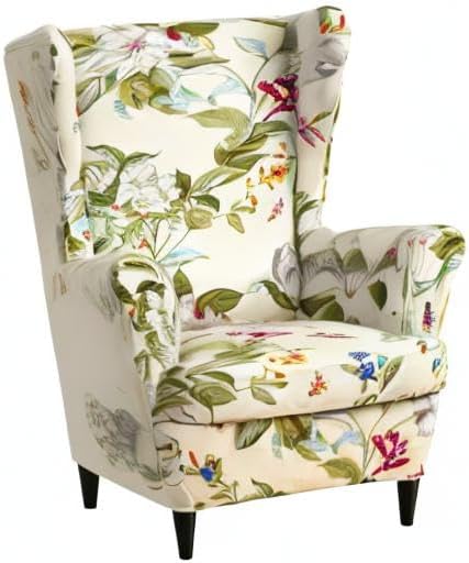 HAOYONG Wing Chair Slipcovers Printed Wingback Chair Covers 2 Pieces Wingback - Image 8