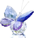 Crystal Cut Butterfly Animal Figurine Ornament Office Table Decor by HDHYALINEDORA