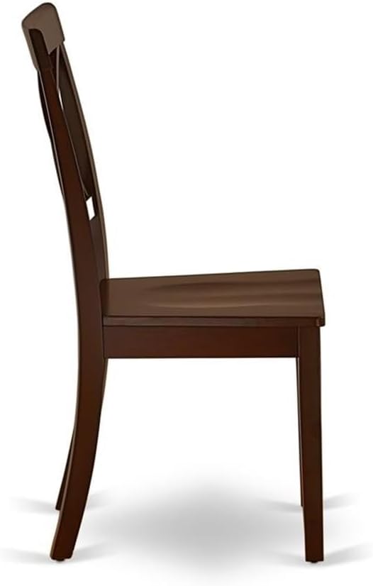 East West Furniture BOC-MAH-W Boston Dining Chairs - Image 6