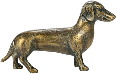 Creative Co-Op Antique Cast Aluminum Dachshund Accent Decor, Brass - Image 7