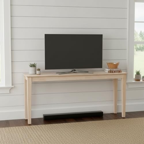 International Concepts Shaker Console Sofa Table, 72-Inch Long, Solid Parawood - Image 2