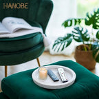 Hanobe Wooden Coffee Table Serving Tray, Farmhouse Candle Holder - Image 4
