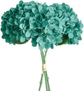 Mandy's 3 Stems Artificial Teal Hydrangea Flowers by Mandys