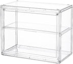 BOHOIDEE 2 Tiers Clear Display Case by BOHOIDEE-CreativeDisplay