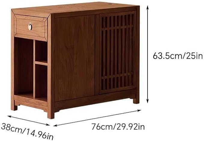 Sofas Chinese Style Wooden Sofa Side Table Tea Cabinet Side Cabinet Side - Image 3