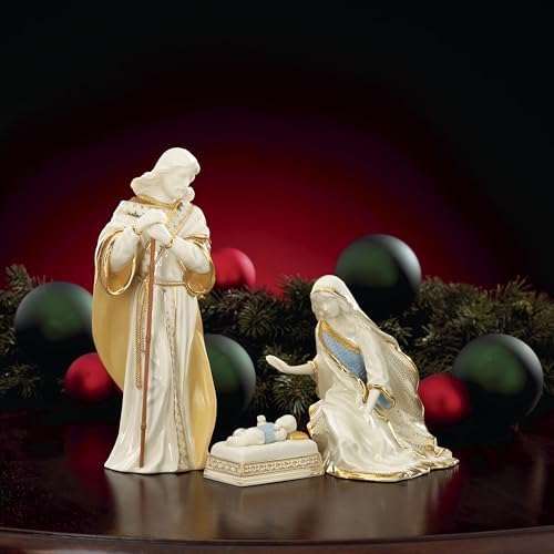 Lenox 6238430 First Blessing Nativity 3-Piece Holy Family Figurine Set - Image 5