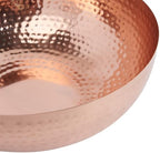 Creative Co-Op Round Hammered Metal Bowl, Copper Finish - Image 4