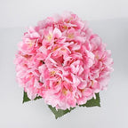 Garvee Artificial Pink Hydrangea Flowers Arrangement with Vase, 6 PCS Silk Hydrangea Bouquet Centerpiece with Faux Water, Realistic Fake Flowers for Table Centerpiece, Home, Office, Wedding Decor - Image 5