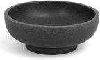 YMXYJM Decorative Resin Bowl, Large Fruit Bowl, Artificial Stone Black by YMXYJM