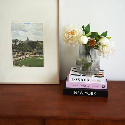 3 PCS Faux Decorative Books for Home Decor-Coffee Table Books Decor-Aesthetic Fake/Faux Books for Decoration,libros Decoration for Coffee Table, Shelf Accessories (3-Mix-MilanNewYorkLondon) - Image 2