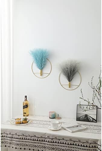Pretty Jolly Boho Pampas Wall Decor Gold Metal Wall-Mounted Art - Image 4
