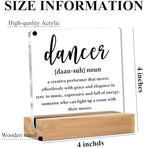 Dancer Gifts Acrylic Sign, Dance Stuff Definition Quotes Acrylic Plaque - Image 2