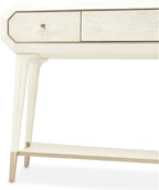 MICHAEL AMINI La Rachelle 3 Drawer Console Table in Champagne Ivory - Image 7