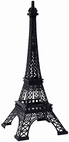Hosley® 15" Tall Tabletop Iron Eiffel Tower Exquisite French-Inspired Home Decor Accent Sturdy Iron Construction Ideal for Tabletops,Shelves,and Mantels Enthusiasts and Home Decor by HOSLEY