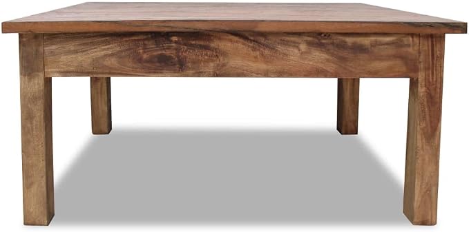 Coffee Table Solid Reclaimed Wood 38.6"x28.7"x17.7", Side Table, Center Table - Image 3