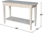 International Concepts Phillips Oval Sofa Table, Unfinished - Image 2