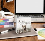 Live like Someone Left the Gate Open Alpaca Wooden Signs,Farm Cottagecore Animal Office Kitchen Bedroom Decor,Rustic Farmhouse Home Decor Signs,Alpaca Gifts for Women - Image 5