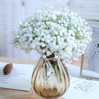 N&T NIETING 30Pcs Babys Breath Artificial Flowers Bulk Faux Flowers, White by NTNIETING