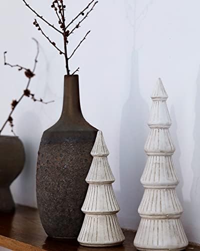 WONDROUS' DECO Wooden Christmas Tree Figurine Decor for Table Centerpieces - Image 3