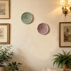 Metal Wall Sculpture, 10'' Round Textured Radiant Sunburst Wall Decor - Image 5