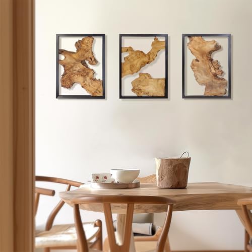 Modern Wood Wall Decor- Natural wood Handcrafted Rustic Charm for Your Home - Perfect for Living Room, Bedroom,Kitchen,or Office - Image 2
