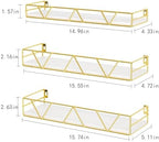 Floating Shelves Set of 3, Wood Wall Shelf, Farmhouse Shelf for Bedroom - Image 3