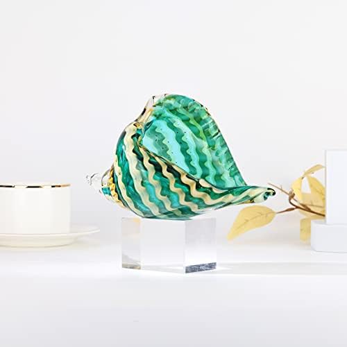 Blown Glass Conch Decorative Sculpture, Modern Glass Art - Conch Shell Decorative Statue, Shell Sculpture for Dining Table, Entryway, Coffee Table, Living Room, Kitchen, Shelf Filler. - Image 3