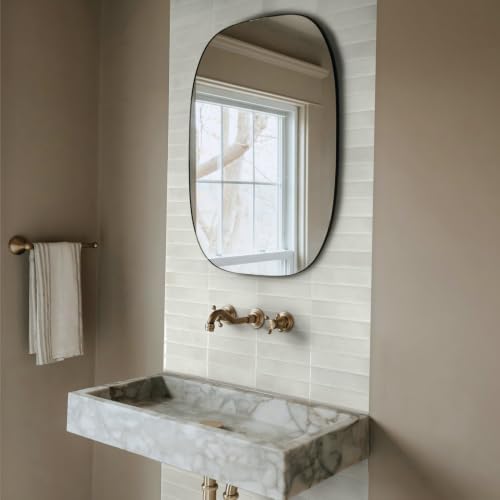 Smart Tiles Peel and Stick backsplash, Stacked White & Grey, 11.43"x9" - Image 6