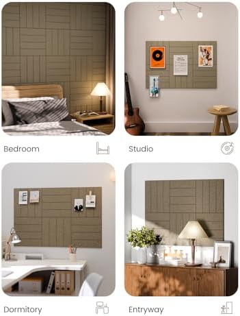 Fluxynara Felt Bulletin Board & Cork Board Alternative 36'' x 24'' - 6 Pack - Image 6
