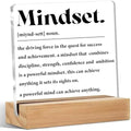 Inspirational Mindset Decor Acrylic Sign, Motivational Decor Acrylic Plaque by Unknown