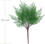 Artificial Shrubs Bushes, Plastic Fern Leaves Persian Grass Fake Plants 4ps - Image 2