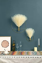 Pretty Jolly Boho Pampas Wall Decor Gold Metal Wall-Mounted Art - Image 5