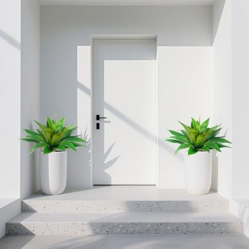 Artificial Agave Plants, Green, 28'', 2pcs - Image 5