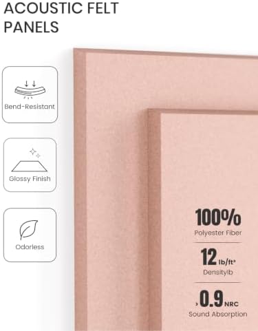 Fluxynara Felt Bulletin Board & Cork Board Alternative 48'' x 36'' - 12 Pack - Image 5