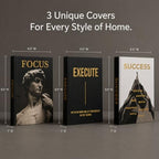 Motivational Decorative Books Set of 3 - Faux Books for Home Office Decor - Image 3