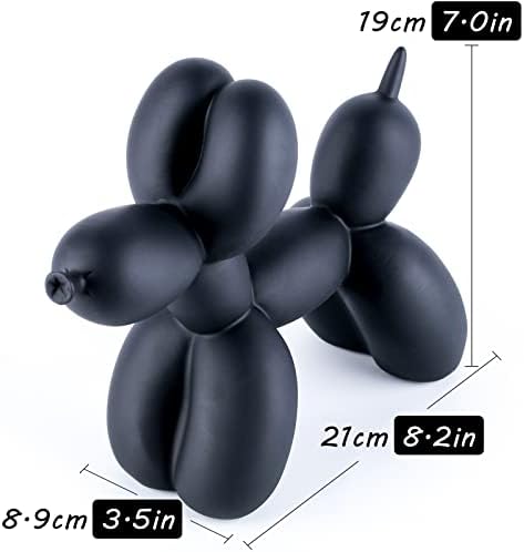 Creative Balloon Dog Sculpture Modern Home Decoration Trendy Animal Art Ornaments Collection Figurine Bedroom Living Room Office Desktop Resin Decors - Image 3