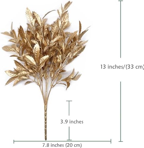 CATTREE Artificial Gold Plants, 4 Pack - Image 5