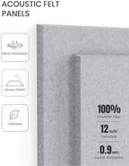 Fluxynara Felt Bulletin Board & Cork Board Alternative 48'' x 36'' - Image 5