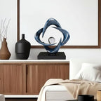 Abstract Sculpture Art Home Decor Accents Modern Decorative Objects for Living Room Shelf Coffee Table TV Stand Cabinet Office Decor Accents (Blue) - Image 7