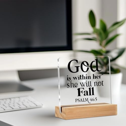 Christian Bible Verse Desk Decor, Inspirational Religious Gifts for women - Image 4